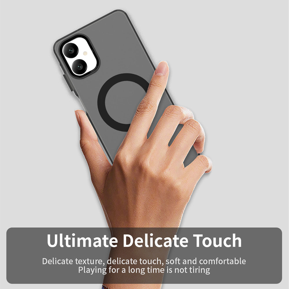 MagSafe futrola za Samsung Galaxy A06 A065, Techsuit, CandyCase, Crna