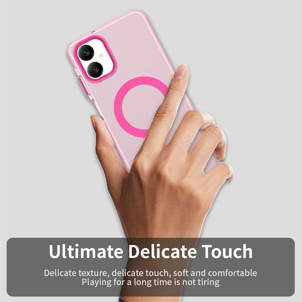 MagSafe futrola za Samsung Galaxy A06 A065, Techsuit, CandyCase, Roza