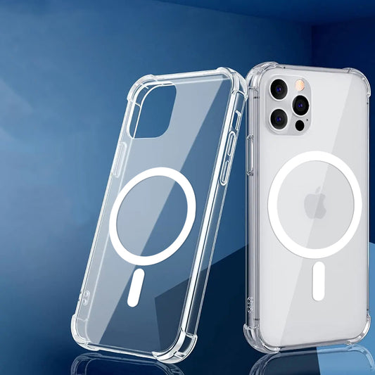 MagSafe futrola za Samsung Galaxy A15 5G A156 / A15 A155, Techsuit, Otporna na udarce, Prozirna