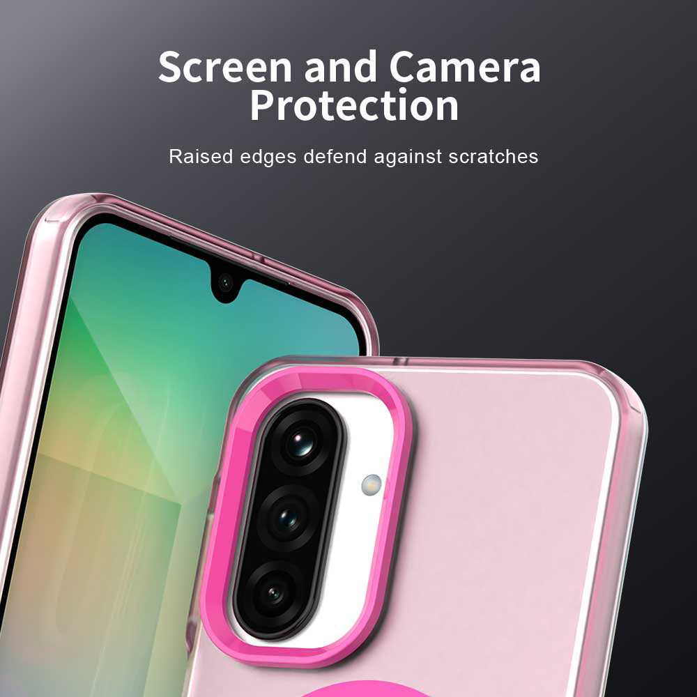 MagSafe futrola za Samsung Galaxy A26 A266, Techsuit, CandyCase, Roza