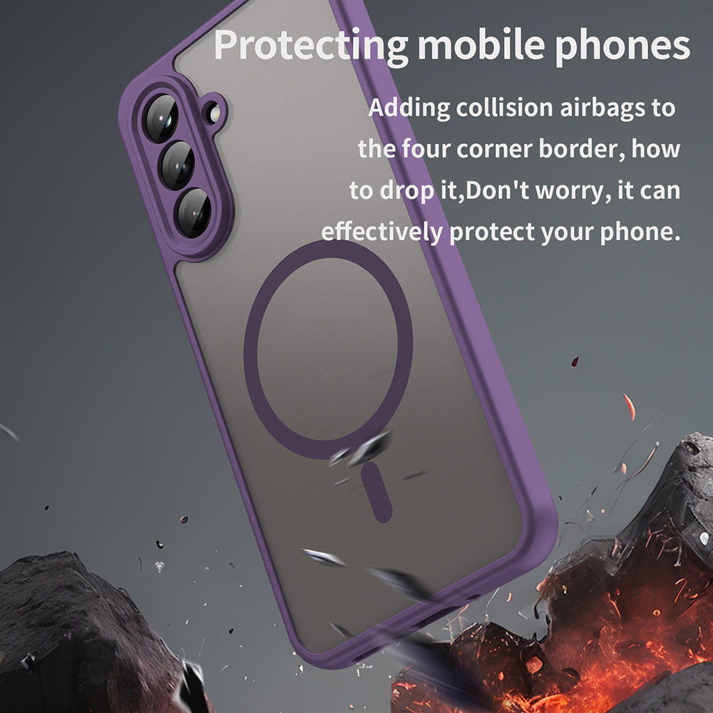 MagSafe futrola za Samsung Galaxy A26 A266, Techsuit, HaloFrost II, Ljubičasta