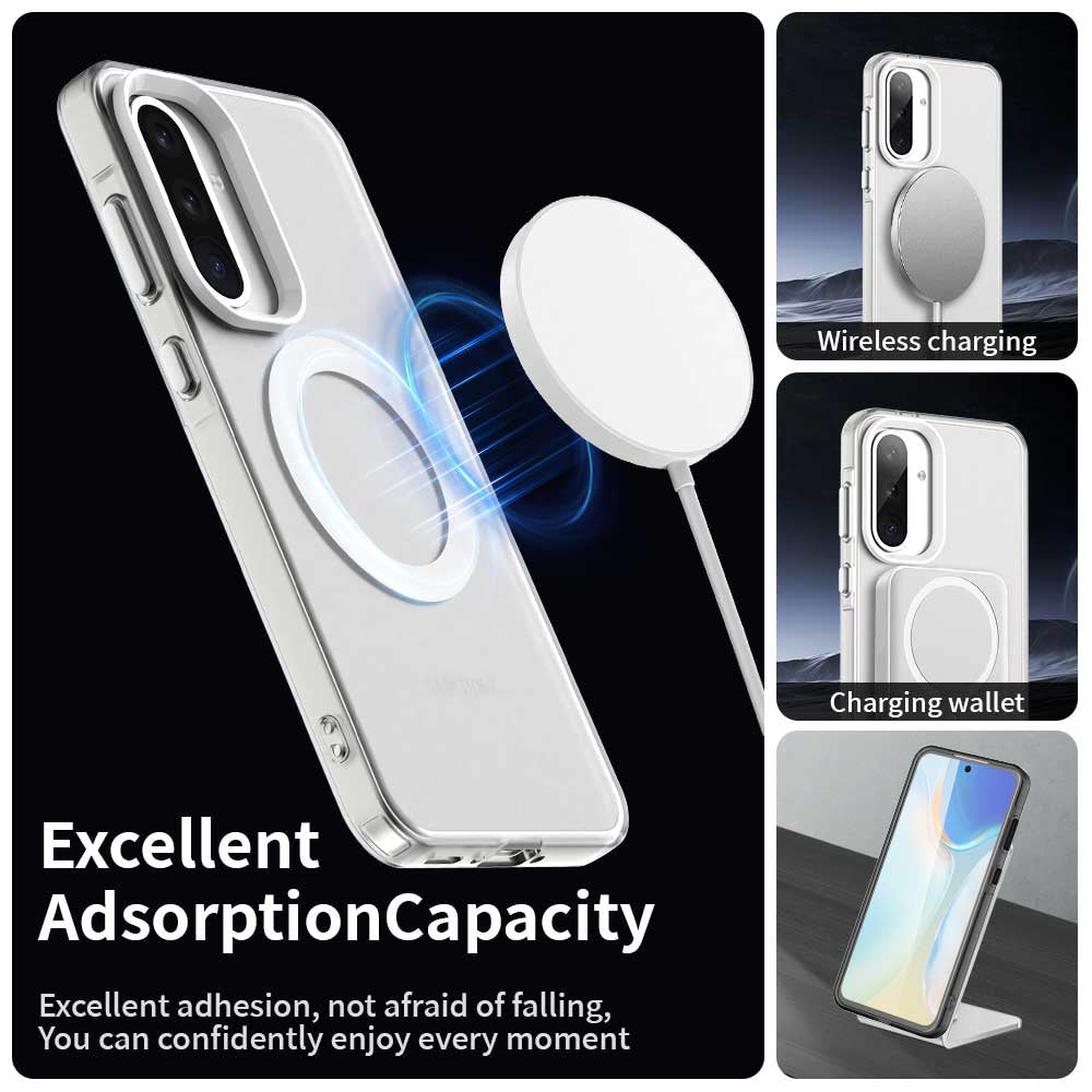 MagSafe futrola za Samsung Galaxy A36 A366, Techsuit, CandyCase, Bijela
