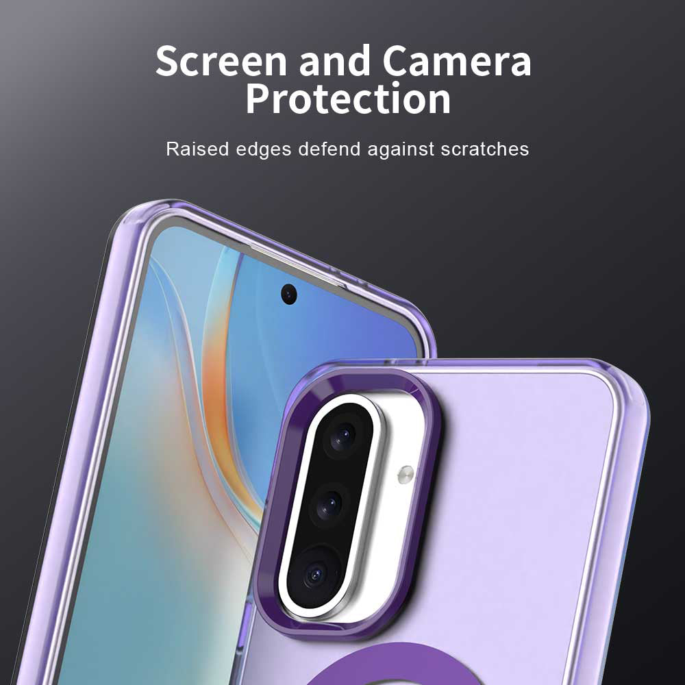 MagSafe futrola za Samsung Galaxy A36 A366, Techsuit, CandyCase, Ljubičasta