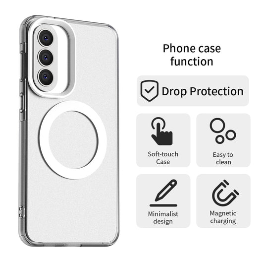 Futrola MagSafe za Samsung Galaxy A37 5G, Techsuit, CandyCase, Bijela