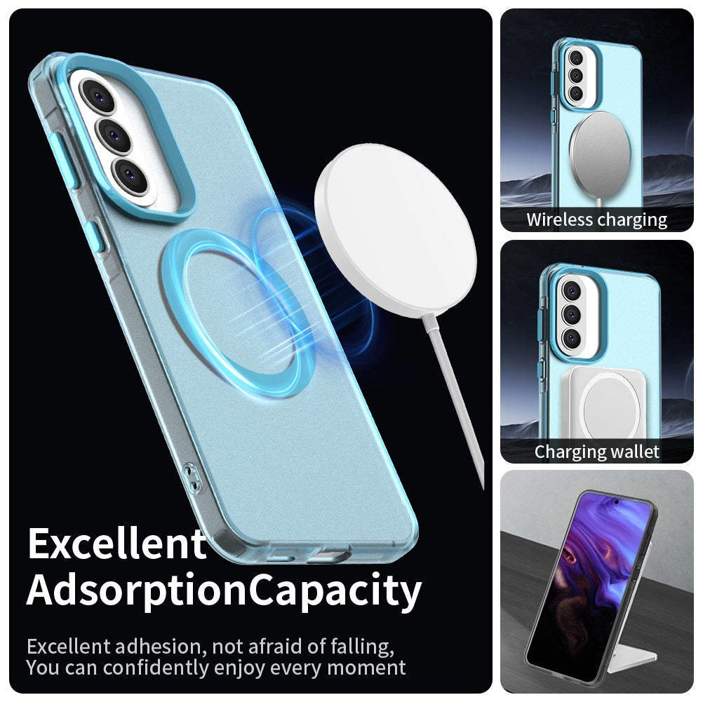 Futrola MagSafe za Samsung Galaxy A37 5G, Techsuit, CandyCase, Plava