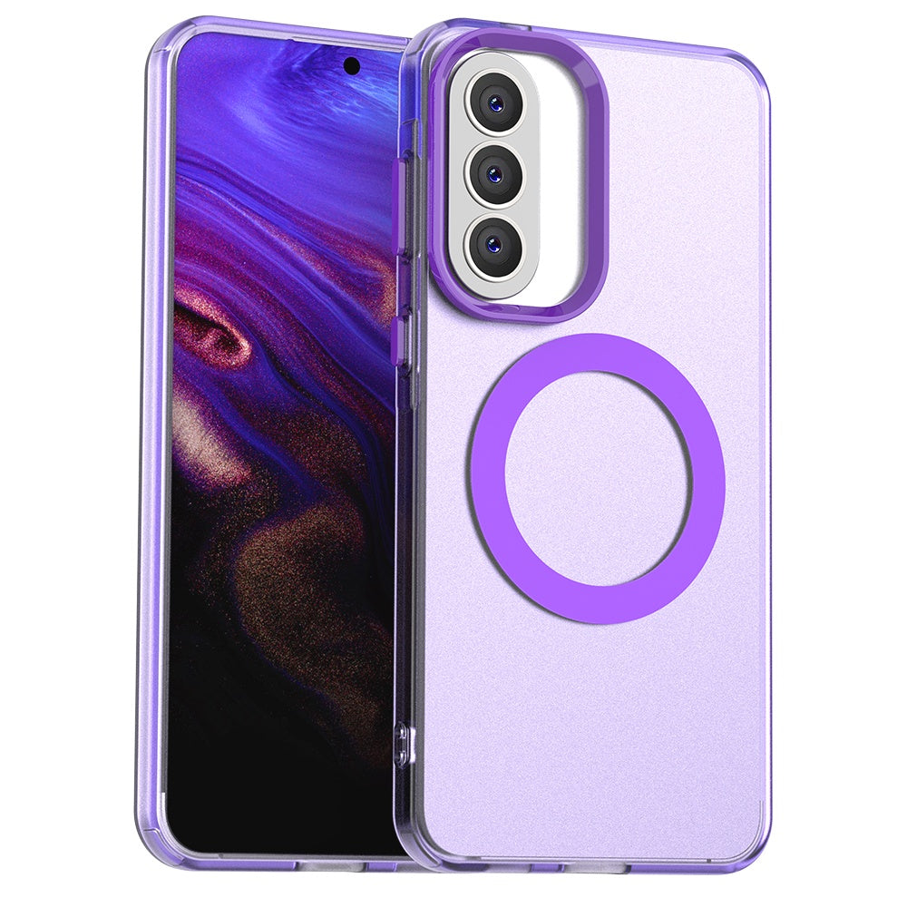 MagSafe futrola za Samsung Galaxy A37 5G, Techsuit, CandyCase, Ljubičasta