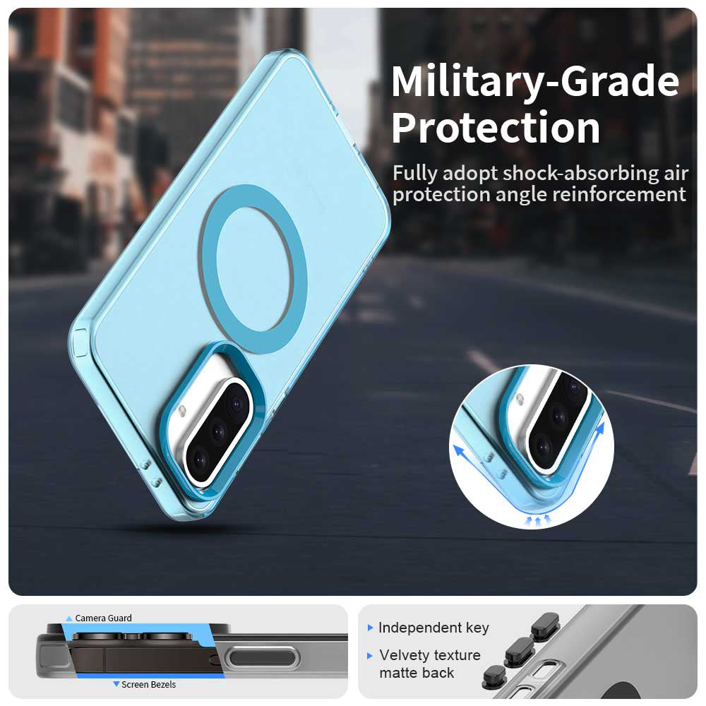 MagSafe futrola za Samsung Galaxy A56 A566, Techsuit, CandyCase, Plava