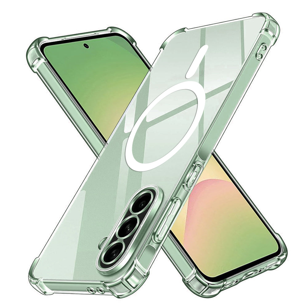MagSafe futrola za Samsung Galaxy A56 A566, Techsuit, Shockproof, Prozirna