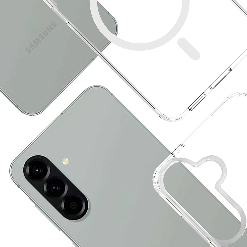 MagSafe futrola za Samsung Galaxy A57 5G, 3MK, Armor MagCase, Prozirna
