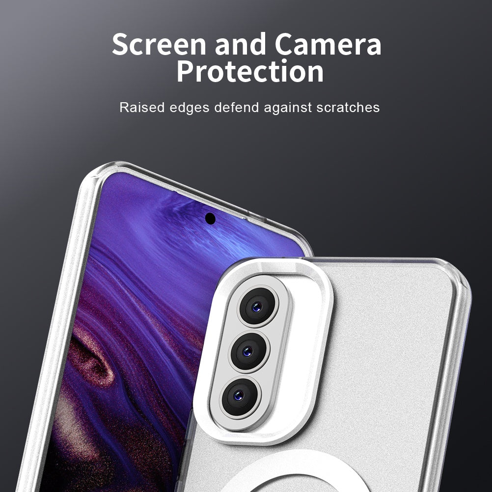 Futrola MagSafe za Samsung Galaxy A57 5G, Techsuit, CandyCase, Bijela