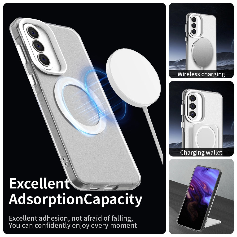 Futrola MagSafe za Samsung Galaxy A57 5G, Techsuit, CandyCase, Bijela