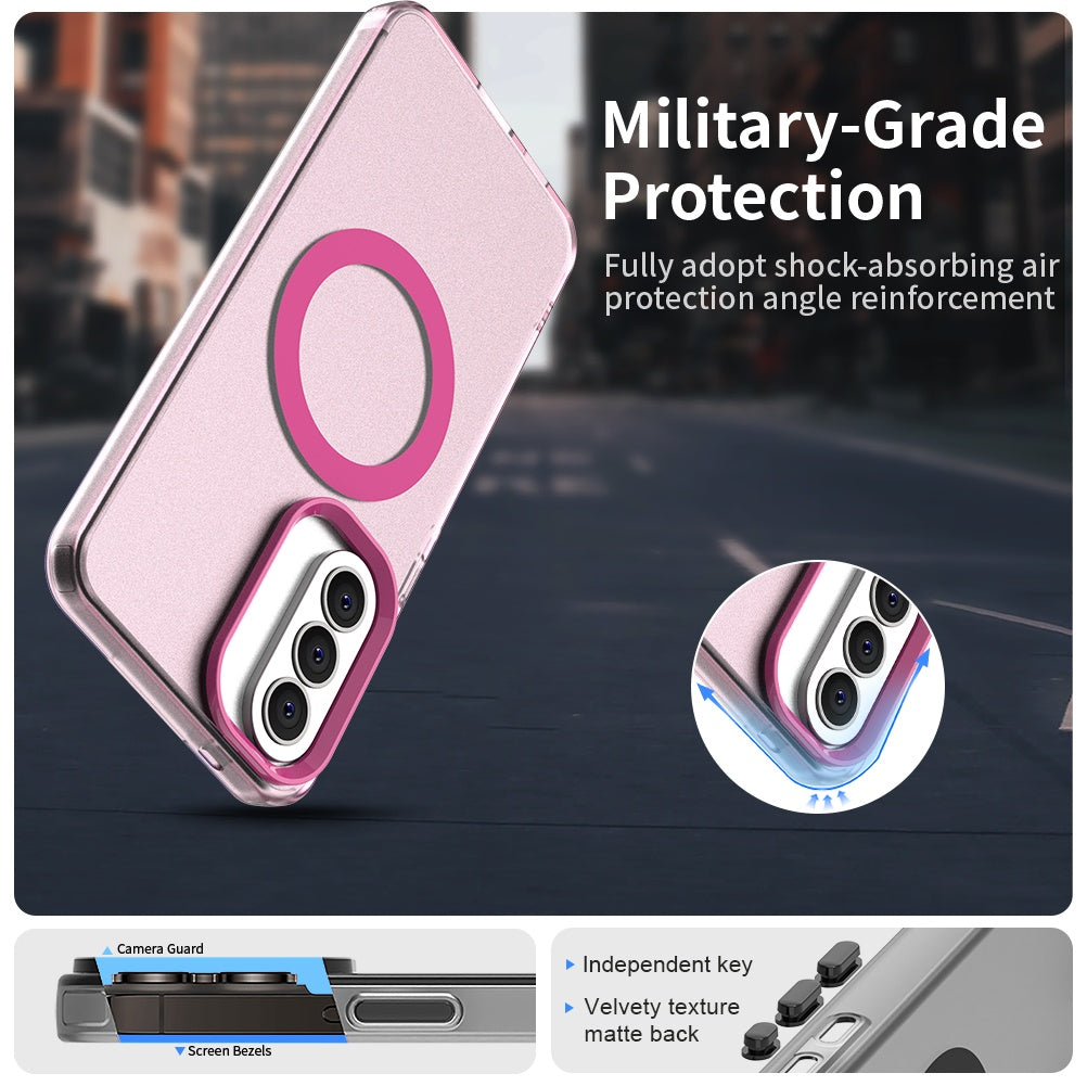 Futrola MagSafe za Samsung Galaxy A57 5G, Techsuit, CandyCase, Roza