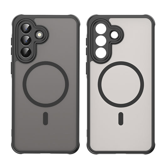 MagSafe futrola za Samsung Galaxy A57 5G, Techsuit, HaloFrost II, Crna