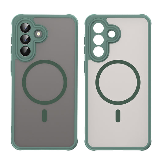MagSafe futrola za Samsung Galaxy A57 5G, Techsuit, HaloFrost II, Zelena