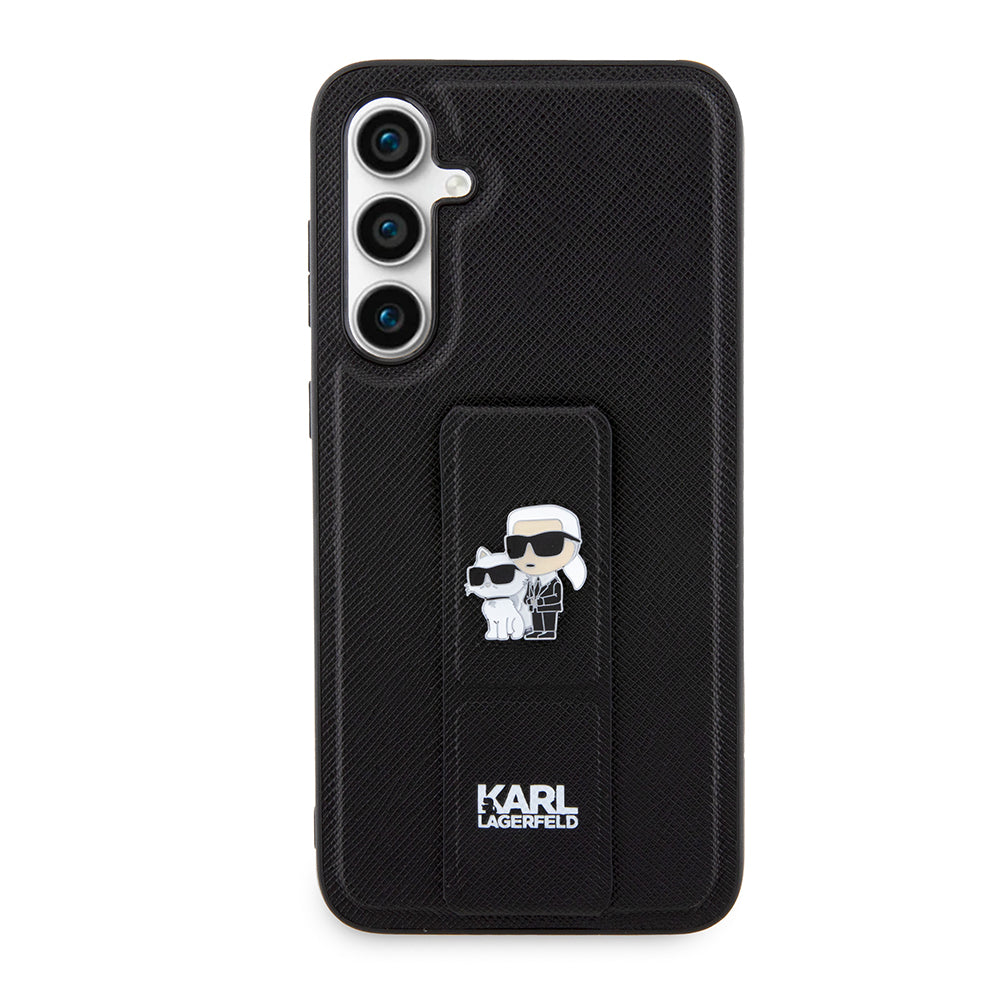 MagSafe futrola za Samsung Galaxy S23 FE S711, Karl Lagerfeld, Saffiano Gripstand Karl & Choupette, Plava