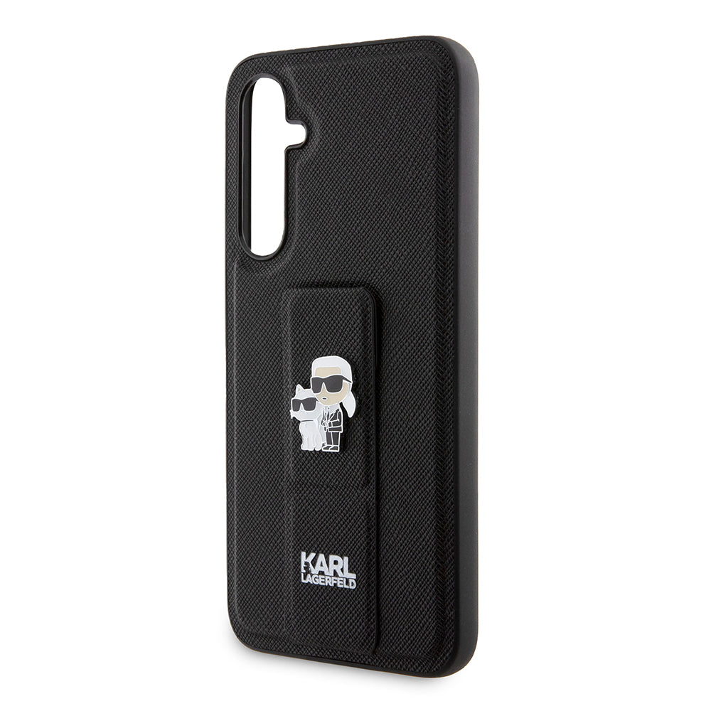MagSafe futrola za Samsung Galaxy S23 FE S711, Karl Lagerfeld, Saffiano Gripstand Karl & Choupette, Plava
