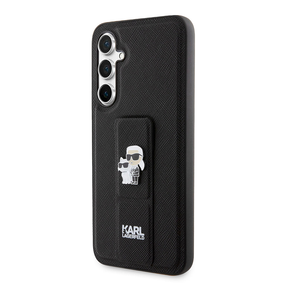 MagSafe futrola za Samsung Galaxy S23 FE S711, Karl Lagerfeld, Saffiano Gripstand Karl & Choupette, Plava