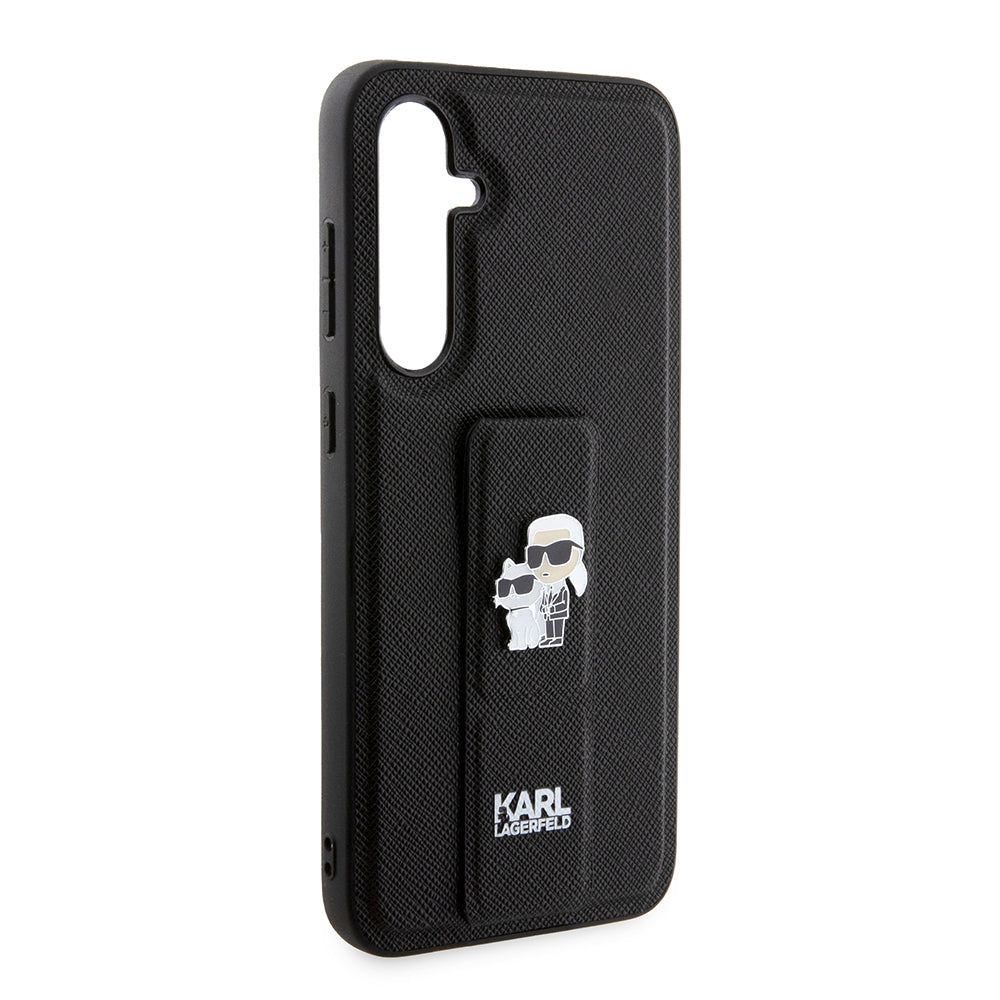 MagSafe futrola za Samsung Galaxy S23 FE S711, Karl Lagerfeld, Saffiano Gripstand Karl & Choupette, Plava