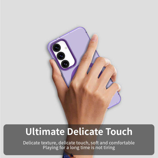 MagSafe futrola za Samsung Galaxy S23 FE S711, Techsuit, CandyCase, Ljubičasta