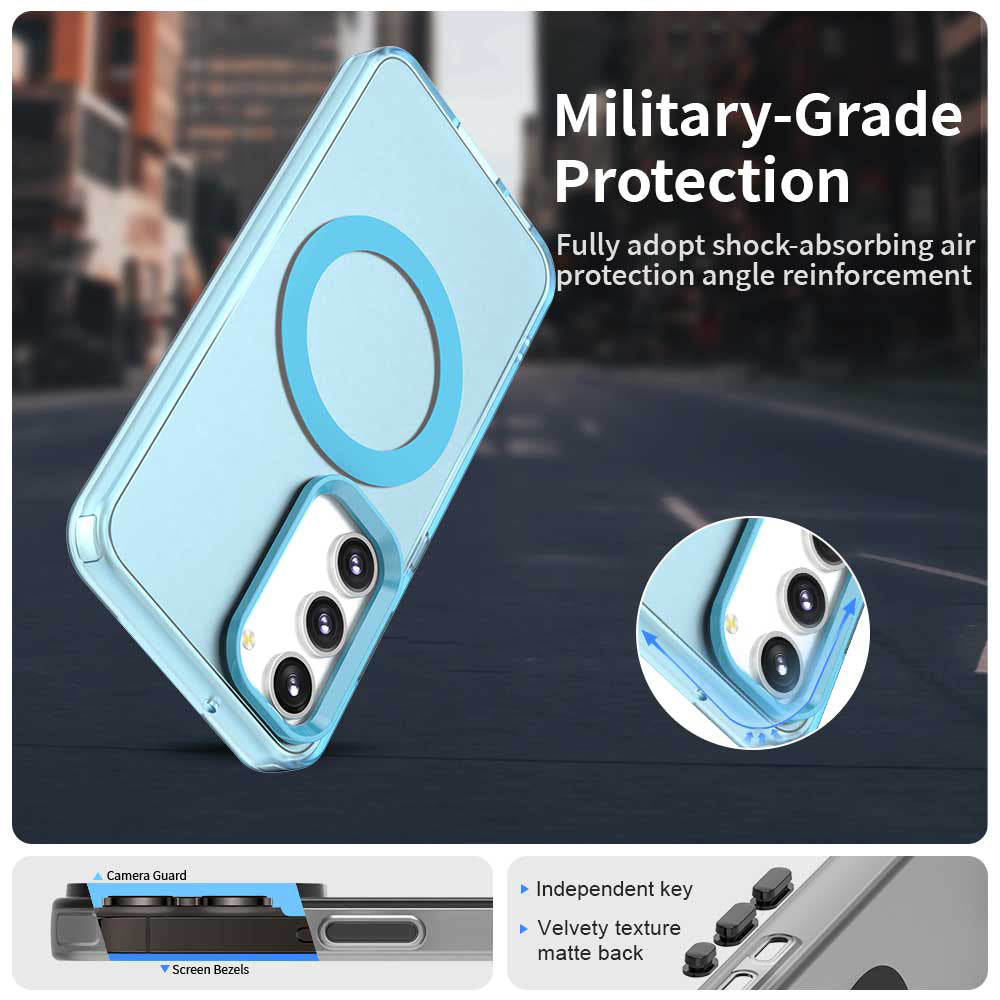 MagSafe futrola za Samsung Galaxy S23+ S916, Techsuit, CandyCase, Plava