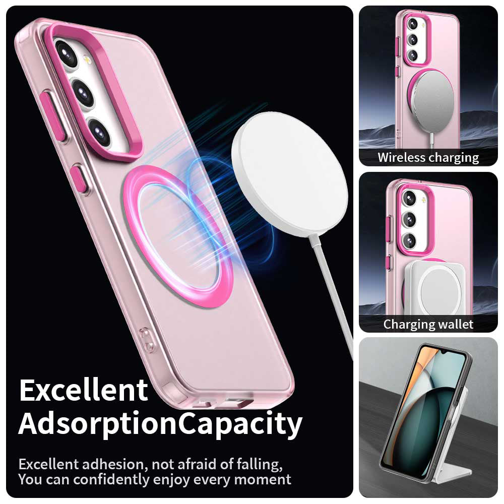MagSafe futrola za Samsung Galaxy S23 S911, Techsuit, CandyCase, Roza