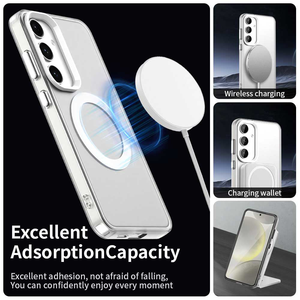 MagSafe futrola za Samsung Galaxy S24 FE S721, Techsuit, CandyCase, Bijela