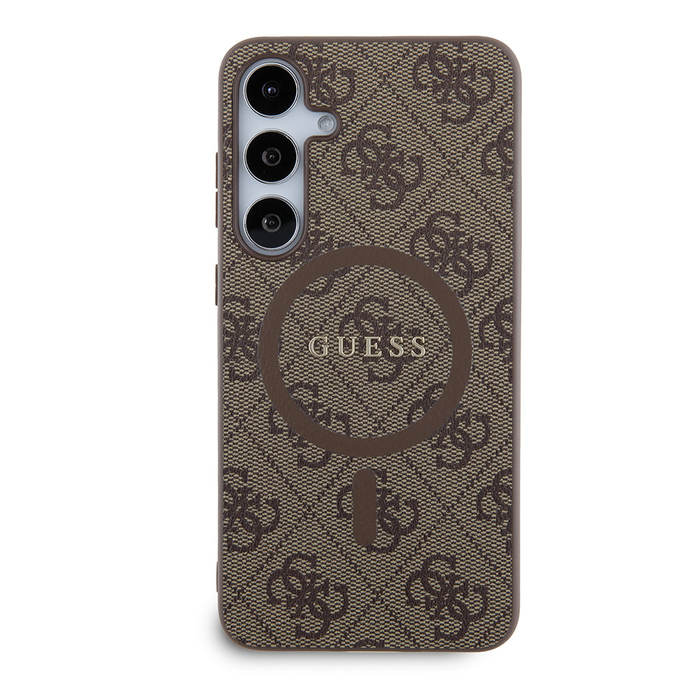 Futrola MagSafe za Samsung Galaxy S24+ S926, Guess, 4G Collection, Smeđa