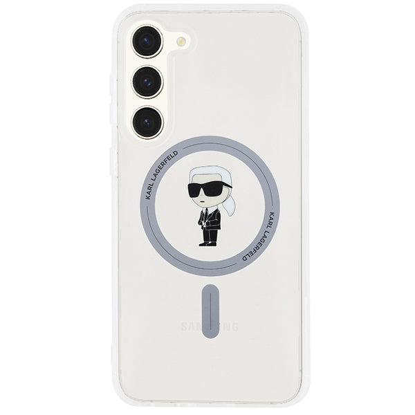 Futrola MagSafe za Samsung Galaxy S24+ S926, Karl Lagerfeld, IML Ikonik Karl, Prozirna