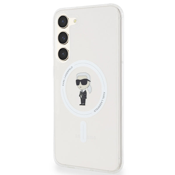 Futrola MagSafe za Samsung Galaxy S24+ S926, Karl Lagerfeld, IML Ikonik Karl, Prozirna