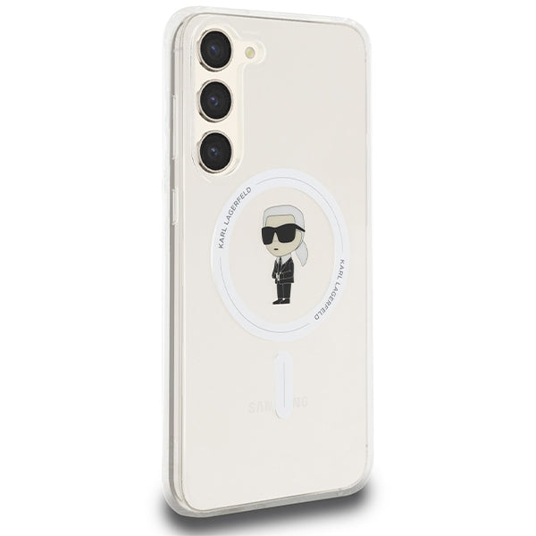 Futrola MagSafe za Samsung Galaxy S24+ S926, Karl Lagerfeld, IML Ikonik Karl, Prozirna