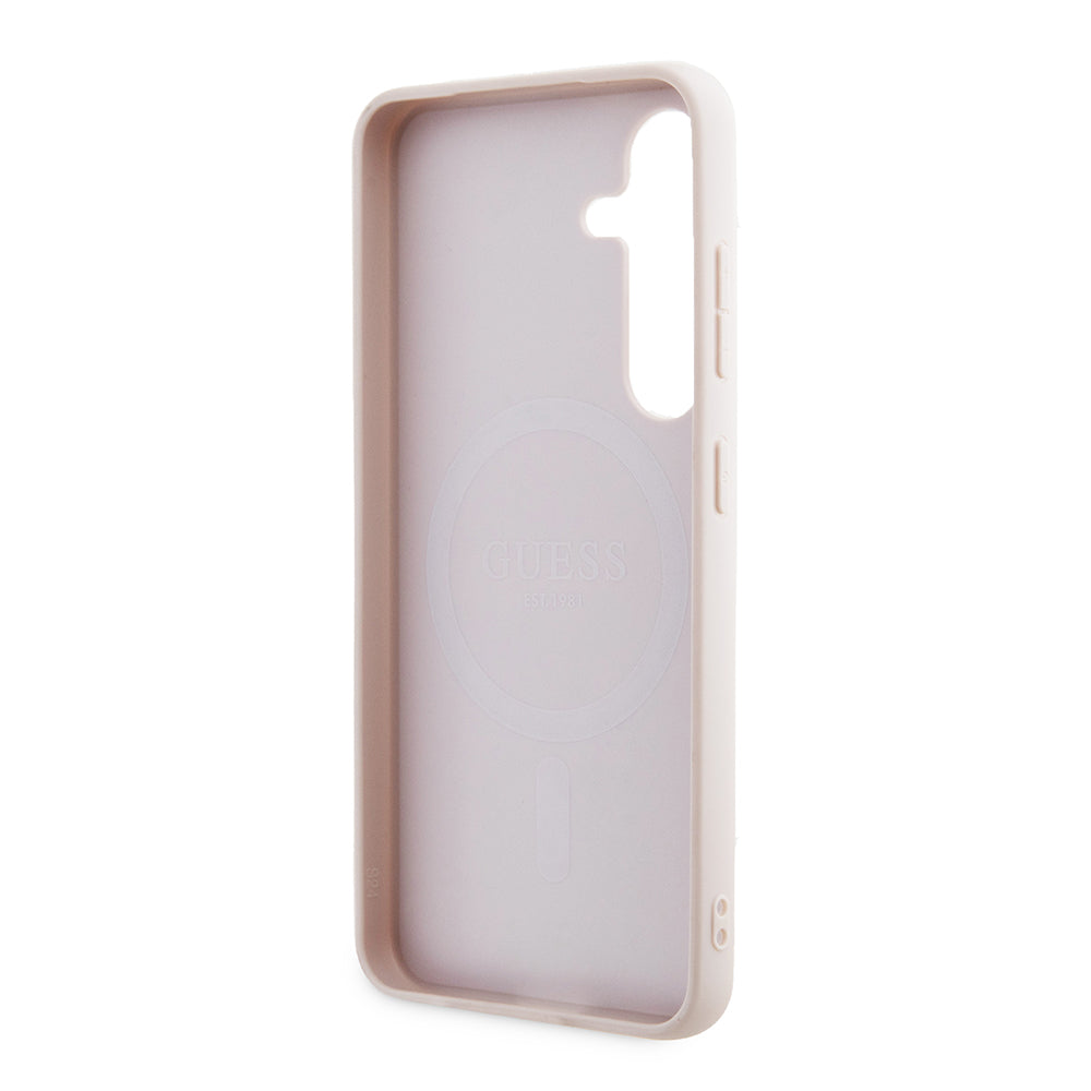 MagSafe futrola za Samsung Galaxy S24 S921, Guess, 4G Collection, Roza