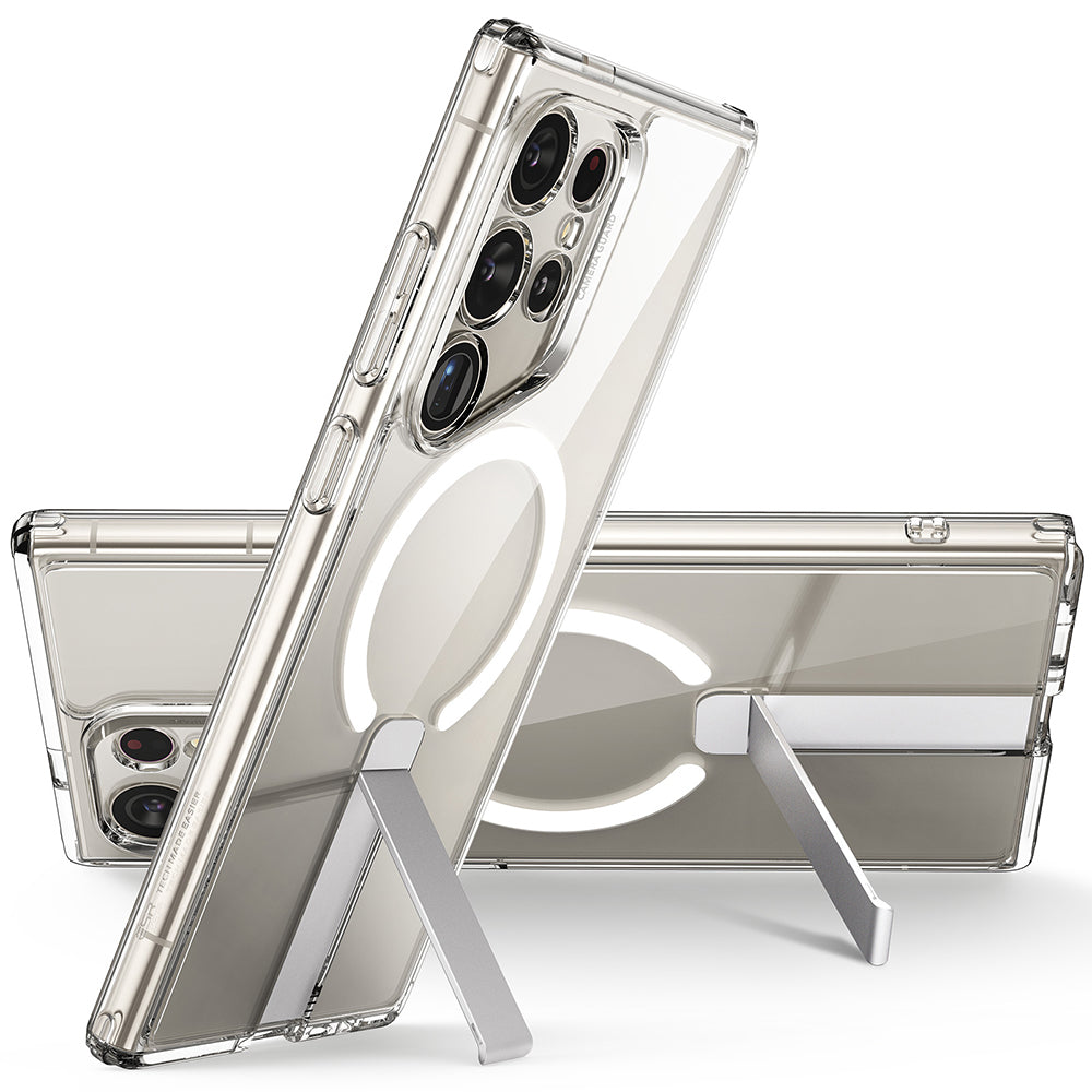 Futrola MagSafe za Samsung Galaxy S24 Ultra S928, ESR, Boost Flickstand, Prozirna