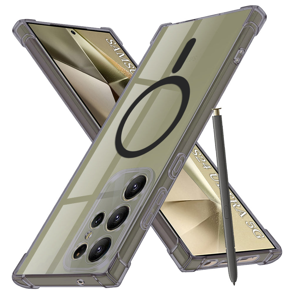 MagSafe futrola za Samsung Galaxy S24 Ultra S928, Techsuit, Shockproof Clear, Fumurie