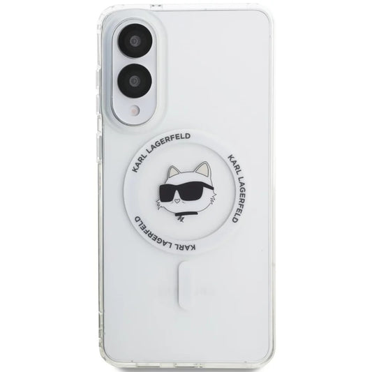 Futrola MagSafe za Samsung Galaxy S25 Edge S937, Karl Lagerfeld, IML Choupette's Head, Bijela
