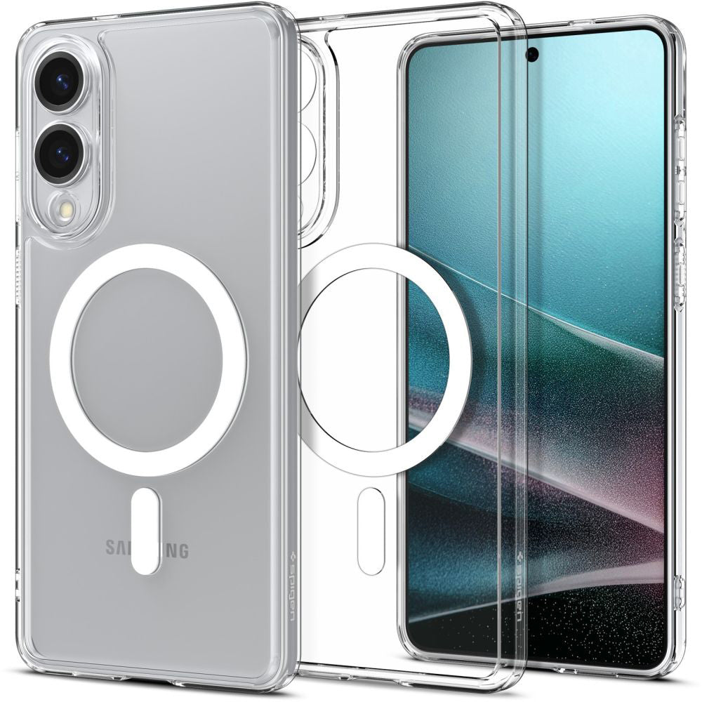 Futrola MagSafe za Samsung Galaxy S25 Edge S937, Spigen, Ultra Hybrid, Bijela ACS09418