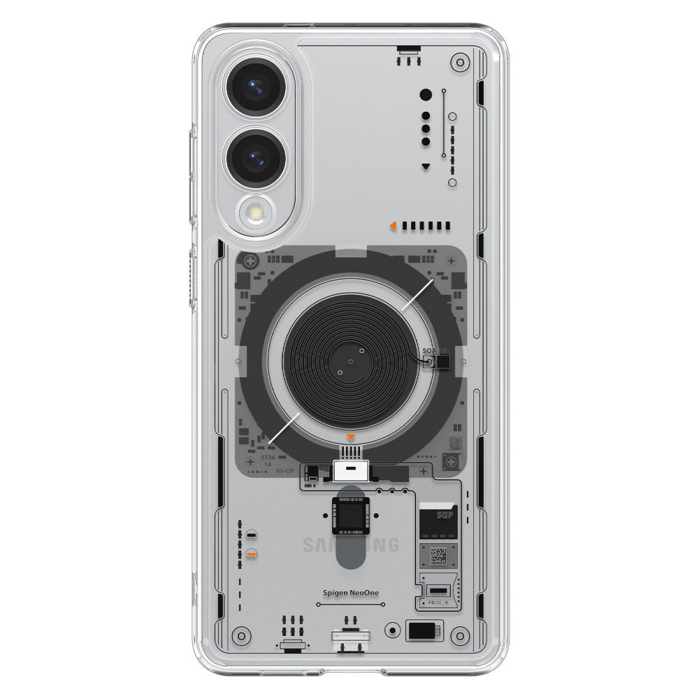 Futrola MagSafe za Samsung Galaxy S25 Edge S937, Spigen, Ultra Hybrid Neo One, Prozirna ACS09416