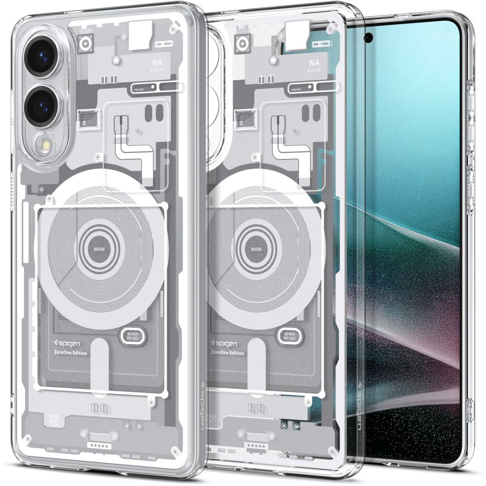 Futrola MagSafe za Samsung Galaxy S25 Edge S937, Spigen, Ultra Hybrid Zero One, Bijela ACS09417