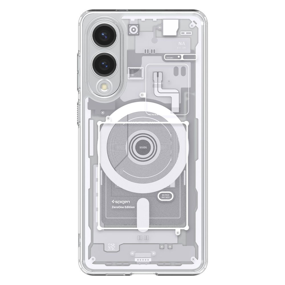 Futrola MagSafe za Samsung Galaxy S25 Edge S937, Spigen, Ultra Hybrid Zero One, Bijela ACS09417