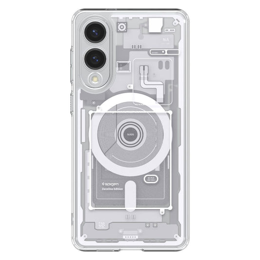 Futrola MagSafe za Samsung Galaxy S25 Edge S937, Spigen, Ultra Hybrid Zero One, Bijela ACS09417
