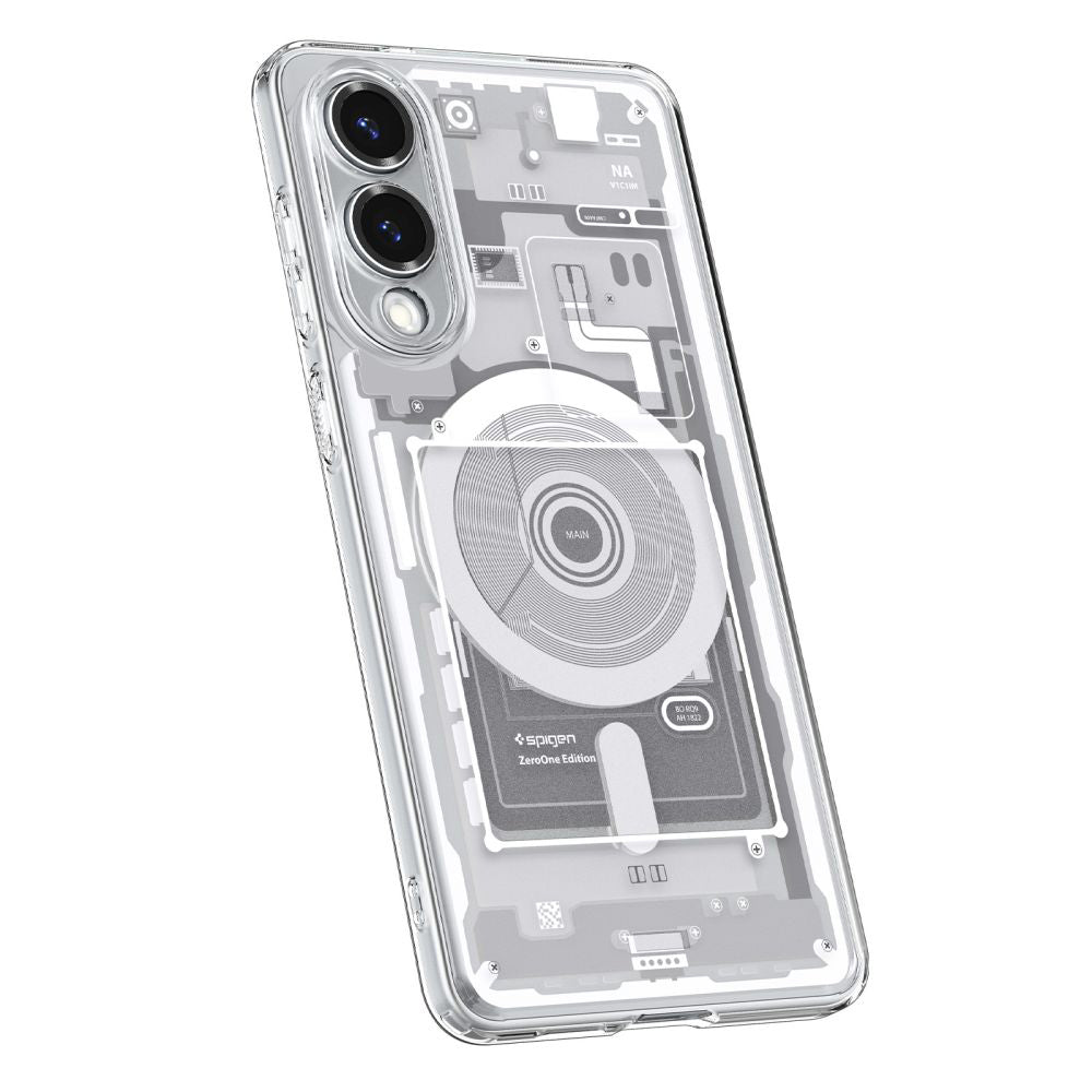 Futrola MagSafe za Samsung Galaxy S25 Edge S937, Spigen, Ultra Hybrid Zero One, Bijela ACS09417