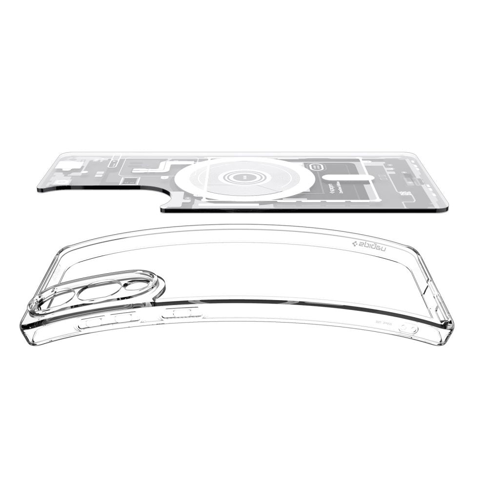 Futrola MagSafe za Samsung Galaxy S25 Edge S937, Spigen, Ultra Hybrid Zero One, Bijela ACS09417