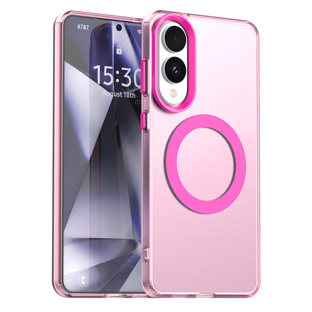 MagSafe futrola za Samsung Galaxy S25 Edge S937, Techsuit, CandyCase, Roza
