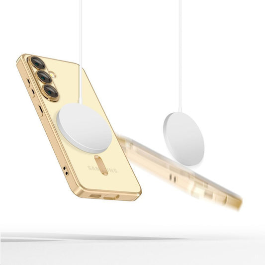 MagSafe maska za Samsung Galaxy S25 Edge S937, Techsuit, Luxury Crystal, Crna