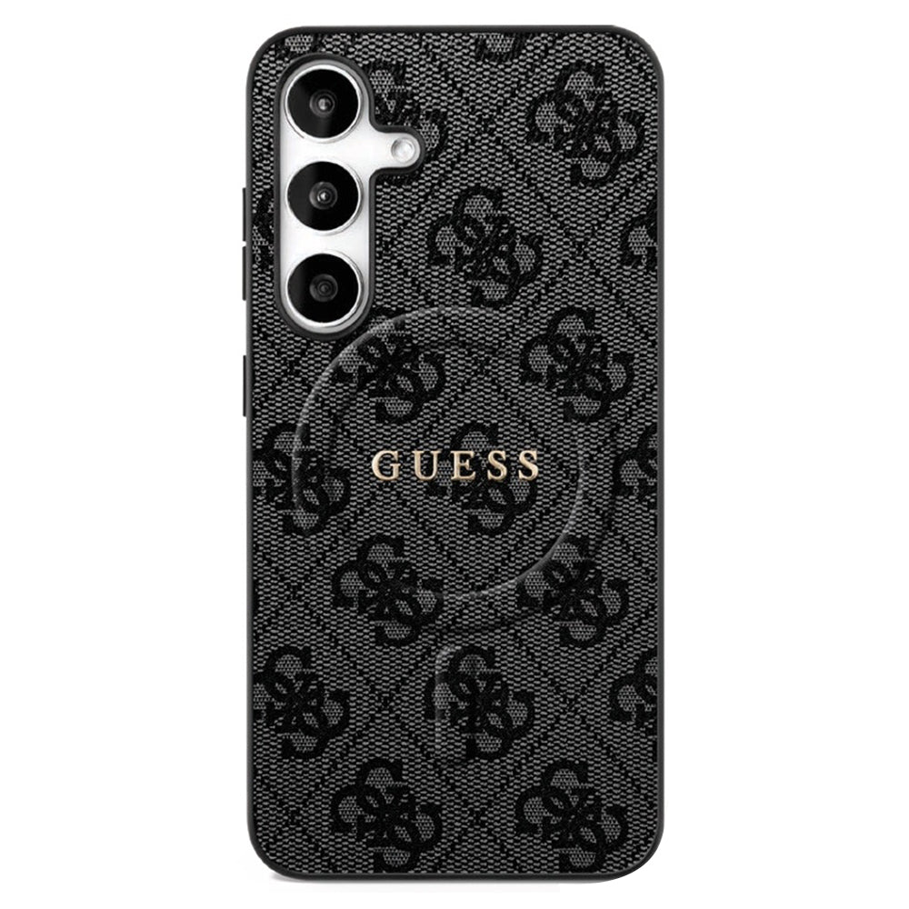 MagSafe futrola za Samsung Galaxy S25 FE, Guess, 4G Ring Classic Logo, Crna