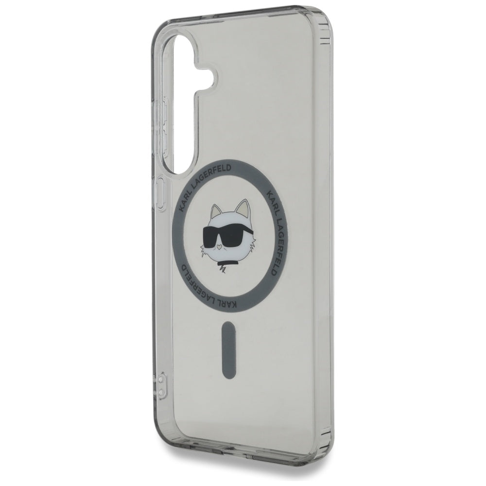 Futrola MagSafe za Samsung Galaxy S25+ S936, Karl Lagerfeld, IML Choupette's Head, Crna