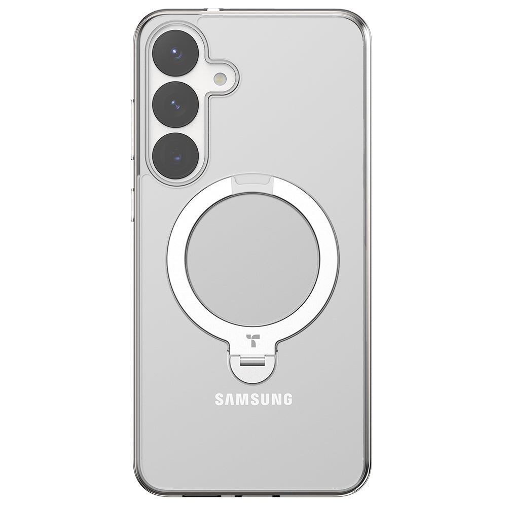 Futrola MagSafe za Samsung Galaxy S25+ S936, Torras, Ostand Spin, Prozirna