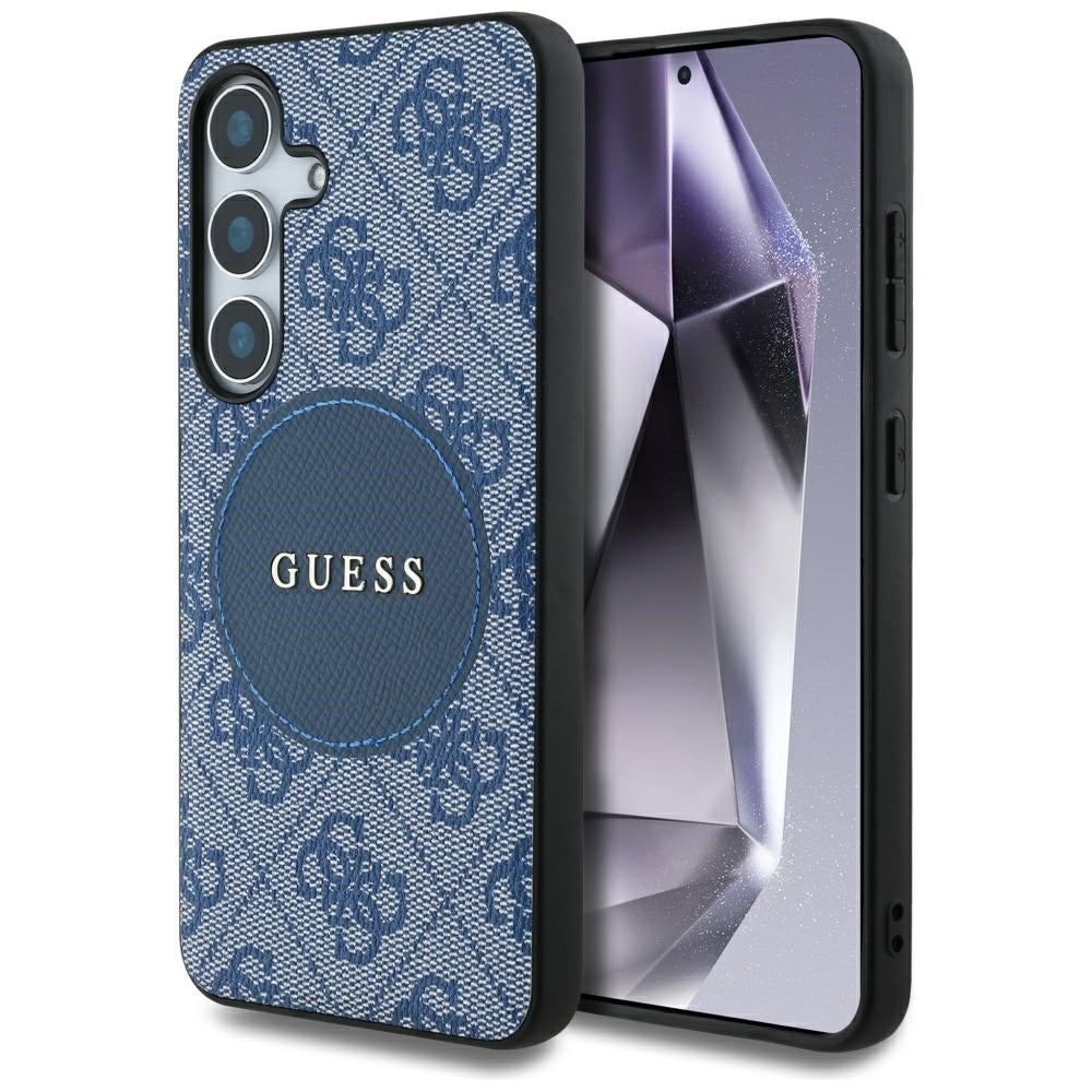 MagSafe futrola za Samsung Galaxy S25 S931, Guess, 4G Circle Classic Logo, Plava