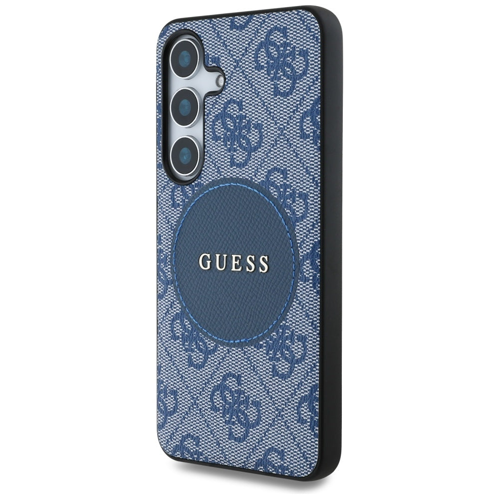 MagSafe futrola za Samsung Galaxy S25 S931, Guess, 4G Circle Classic Logo, Plava