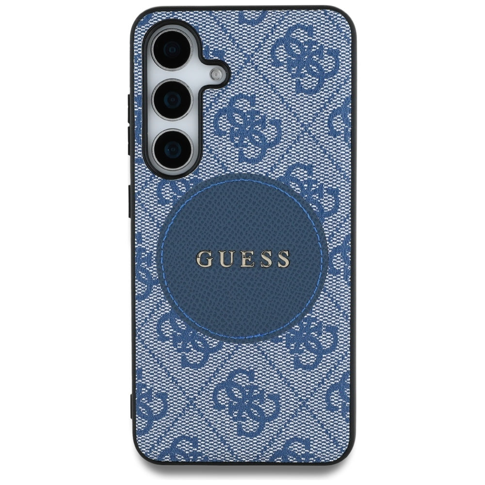 MagSafe futrola za Samsung Galaxy S25 S931, Guess, 4G Circle Classic Logo, Plava
