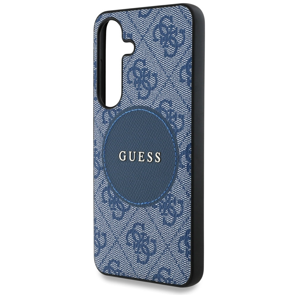 MagSafe futrola za Samsung Galaxy S25 S931, Guess, 4G Circle Classic Logo, Plava